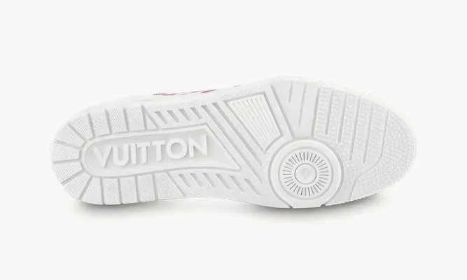 Кроссовки Nigo X Louis Vuitton Trainer «Red White Damier» белый,красный