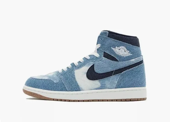 Кроссовки Air Jordan 1 Retro High OG 'Denim' синий