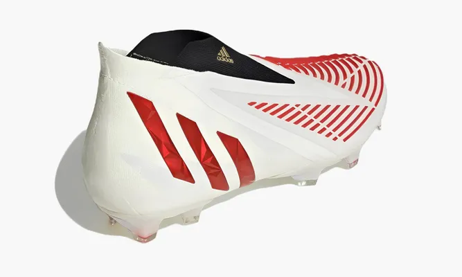 Для футбола Adidas Predator Edge + Fg «White Hi-res Red» белый,красный