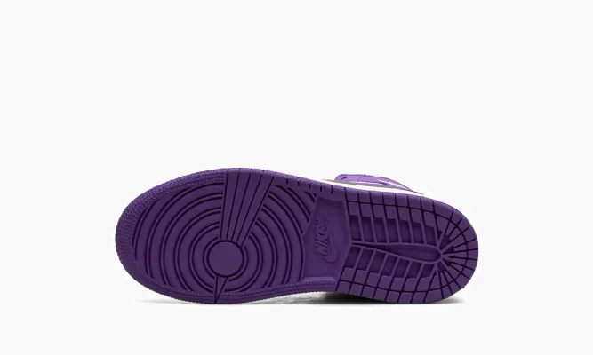 Для самых маленьких Air Jordan 1 Mid PS «Purple Venom» фиолетовый