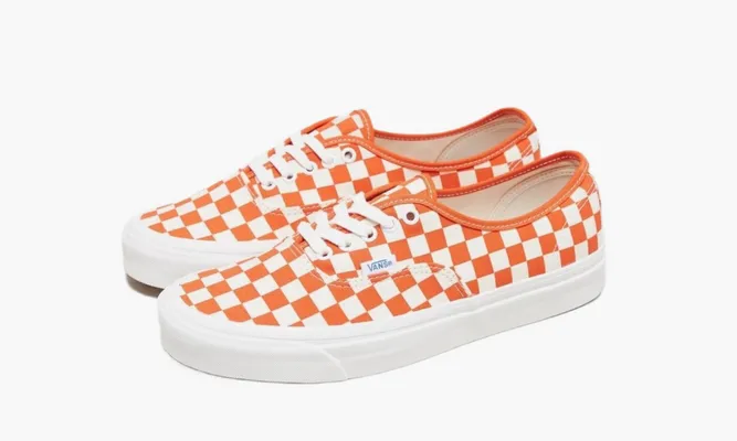 Кроссовки Vans Anaheim Factory Authentic 44 Orange / White оранжевый