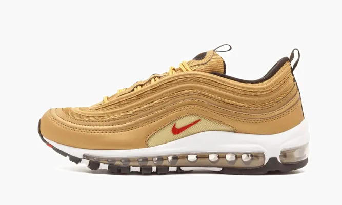 Кроссовки Air Max 97 QS (GS) «Metallic Gold» золотой