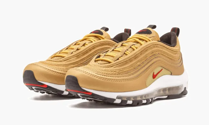 Кроссовки Air Max 97 QS (GS) «Metallic Gold» золотой