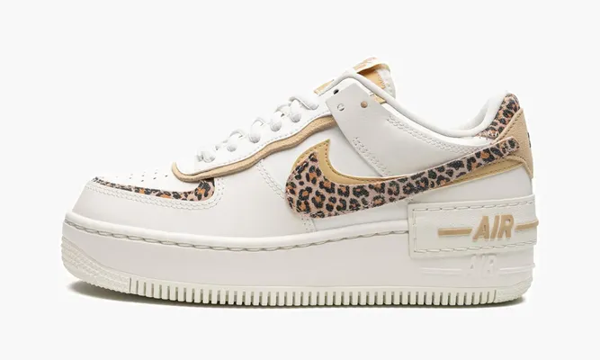 Кроссовки Air Force 1 LO SHADO MNS WMNS «Leopard» белый