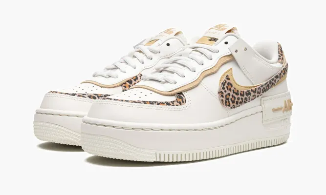 Кроссовки Air Force 1 LO SHADO MNS WMNS «Leopard» белый
