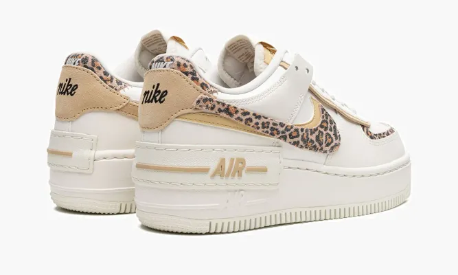Кроссовки Air Force 1 LO SHADO MNS WMNS «Leopard» белый