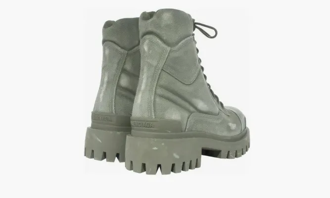 Кроссовки Balenciaga Strike Cotton Canvas «Khaki» зеленый