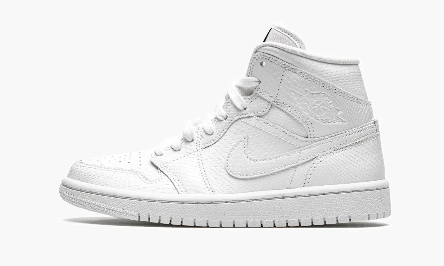 Air Jordan 1 Mid WMNS «White Snakeskin»