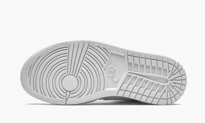 Кроссовки Air Jordan 1 Mid WMNS «White Snakeskin» белый