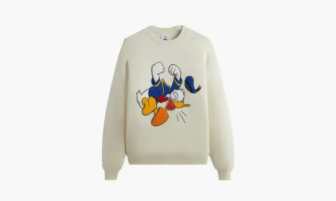 Одежда KITH Vintage Crewneck «Donald Duck» белый