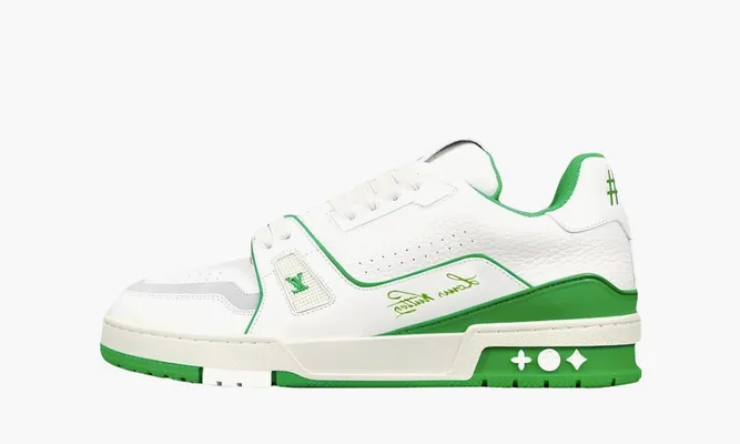 Кроссовки Louis Vuitton «Green» зеленый