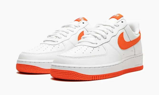 Кроссовки Air Force 1 '07 «Team Orange» белый
