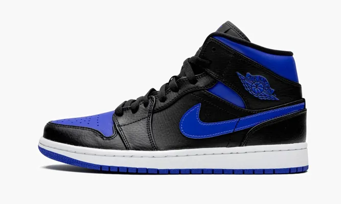 Кроссовки Air Jordan 1 Mid «Royal» черный