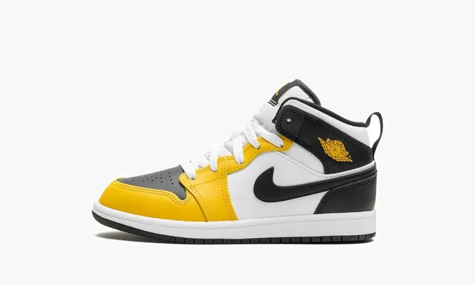 Для самых маленьких Air Jordan 1 Mid PS «Ochre» черный