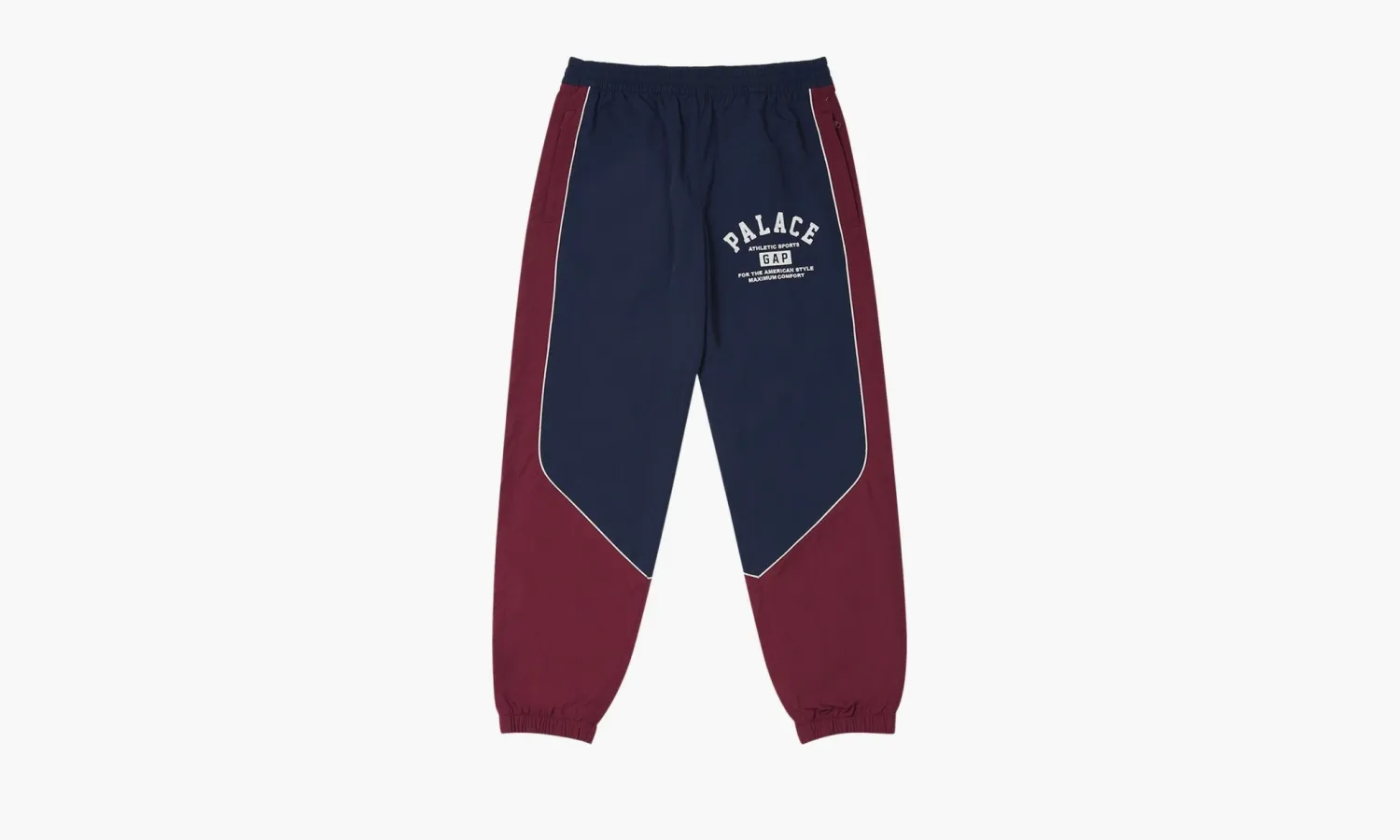 PALACE X GAP Nylon Track Bottom «Navy / Red»