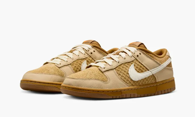 Кроссовки Nike Dunk Low «Waffle» коричневый