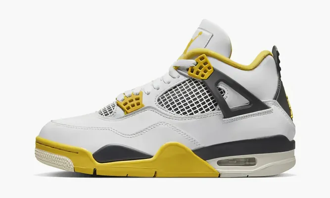 Кроссовки Air Jordan 4 Retro WMNS «Vivid Sulfur» желтый
