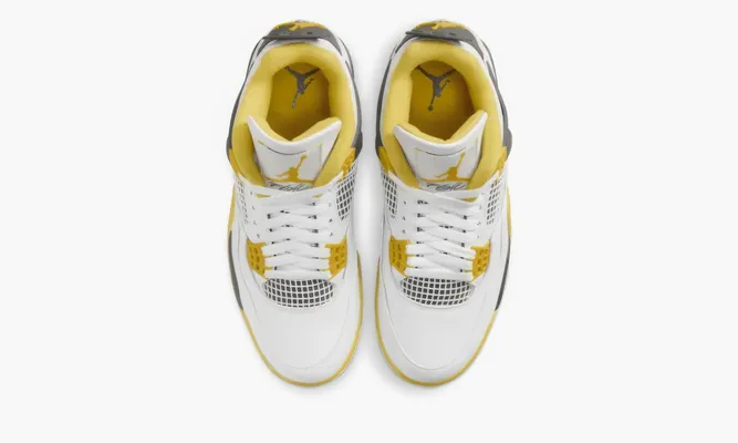 Кроссовки Air Jordan 4 Retro WMNS «Vivid Sulfur» желтый
