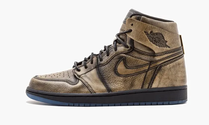 Кроссовки Air Jordan 1 Ret High OG Wings «Wings» металлический