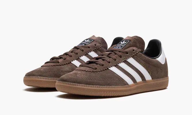 Кроссовки Adidas Samba «Deco Spzl Brown» коричневый