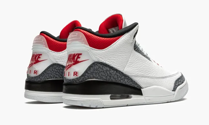 Кроссовки Air Jordan 3 Retro SE Dnm «Fire Red Denim» белый
