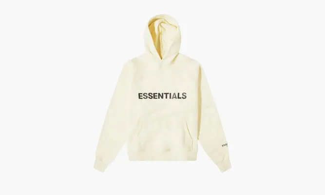Одежда Fear of God Essentials Pullover Hoodie 'Buttercream' кремовый