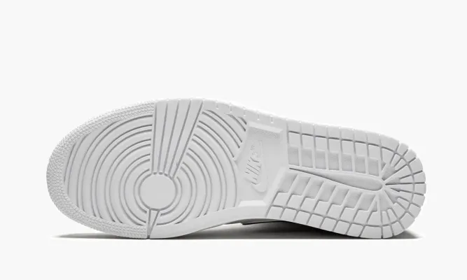 Кроссовки Air Jordan 1 Mid «White Chicago» белый