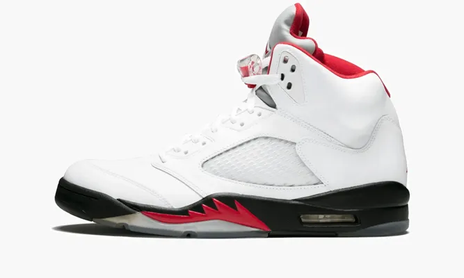 Кроссовки Air Jordan 5 Retro «Fire Red 2013» белый