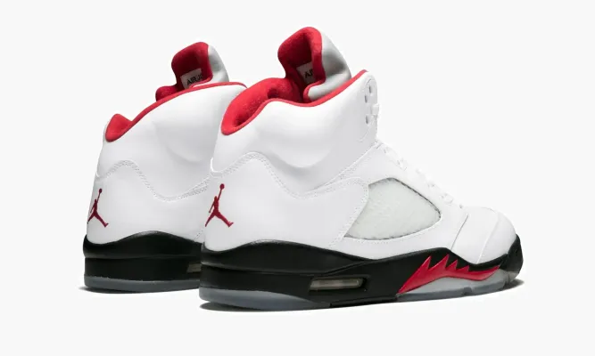 Кроссовки Air Jordan 5 Retro «Fire Red 2013» белый