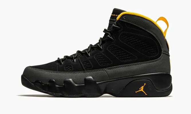 Кроссовки Air Jordan 9 Retro «University Gold» черный