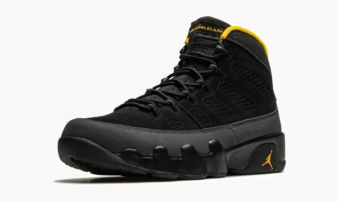 Кроссовки Air Jordan 9 Retro «University Gold» черный