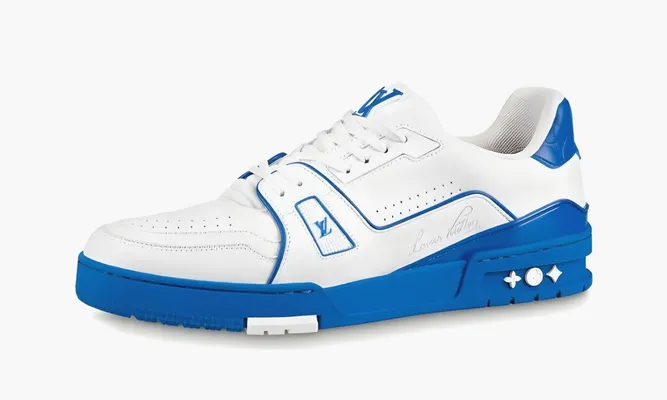 Кроссовки Louis Vuitton Trainer «Cobalt» синий