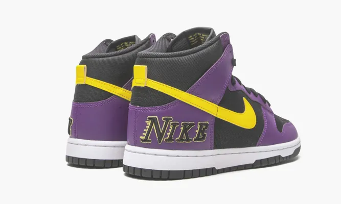 Кроссовки Nike Dunk High Emb «Lakers» фиолетовый
