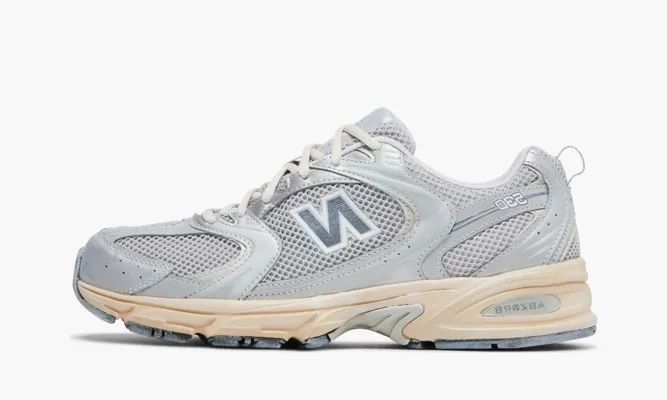 Кроссовки New Balance 530 «Silver Moonbeam Distressed» серебряный
