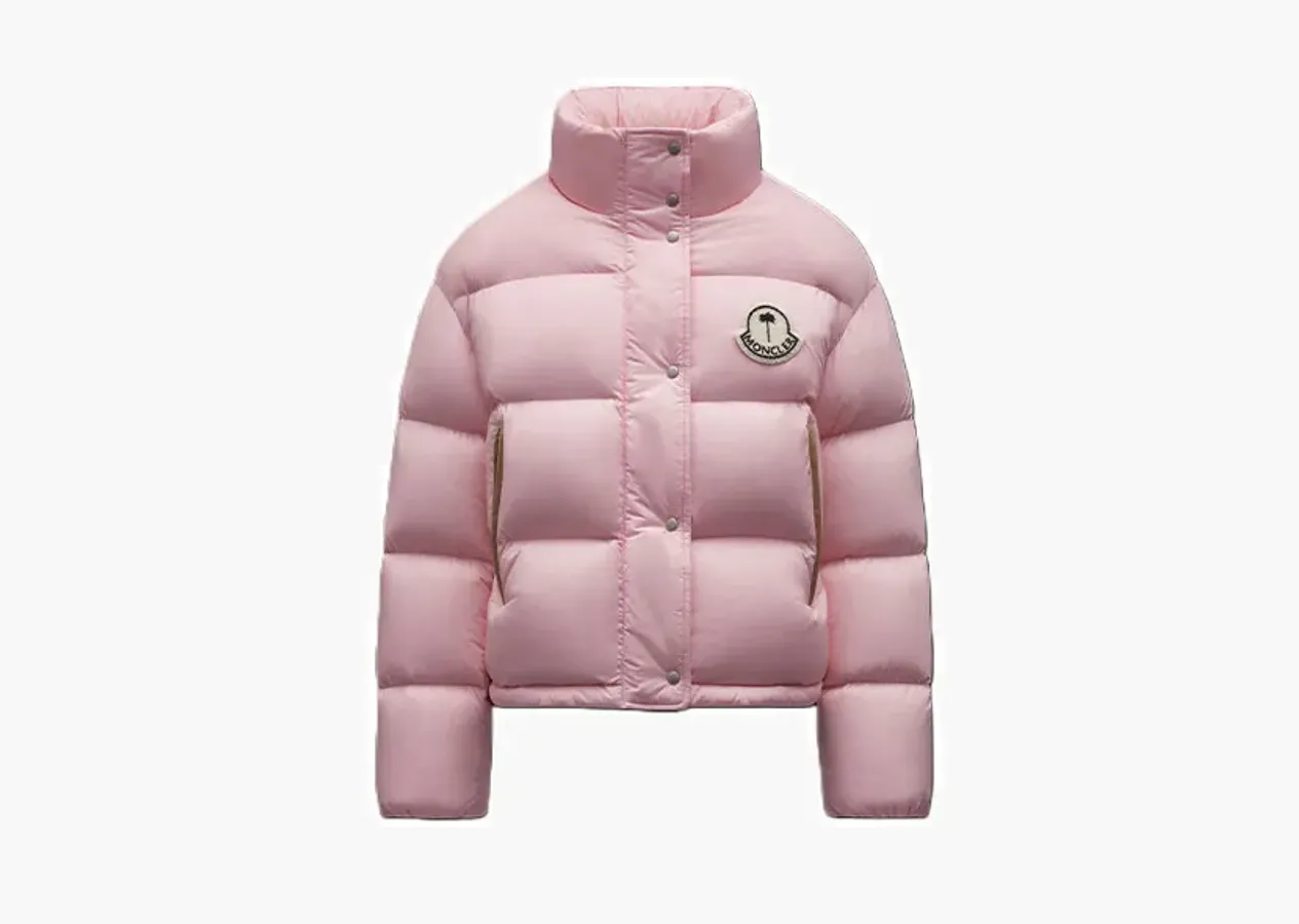 Moncler x Palm Angels Antora Short Down Jacket «Light Pink»