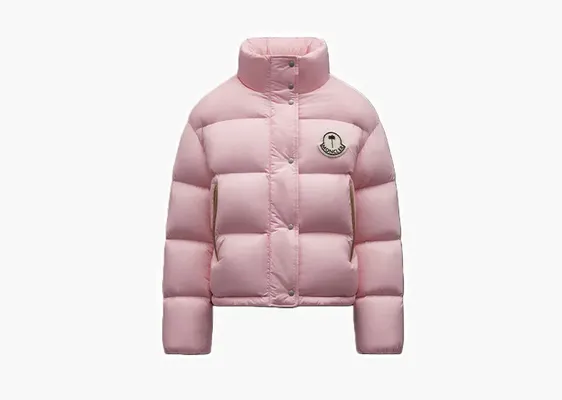Одежда Moncler x Palm Angels Antora Short Down Jacket «Light Pink» розовый