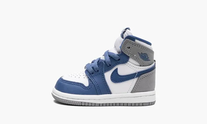 Для самых маленьких Air Jordan 1 Retro High OG TD «True Blue» синий