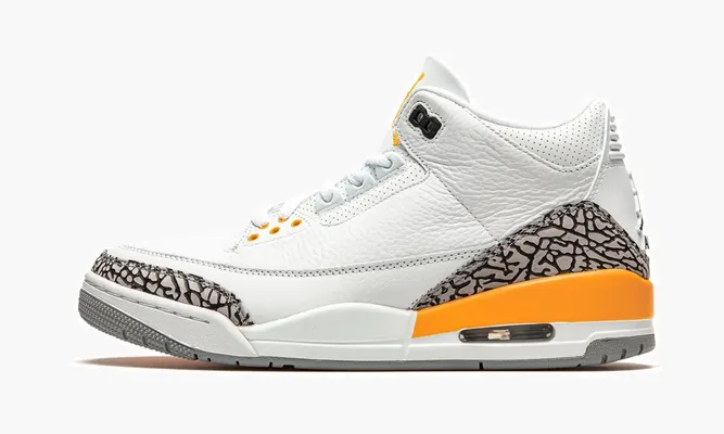 Кроссовки Air Jordan 3 Retro WMNS «Laser Orange» белый