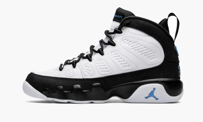 Кроссовки Air Jordan 9 Retro GS «University Blue» белый