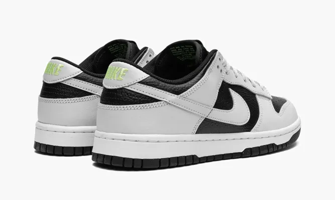 Кроссовки Nike Dunk Low «Grey Panda Volt» черный