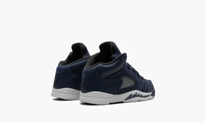 Для самых маленьких Air Jordan 5 Retro TD «Midnight Navy 2023» синий