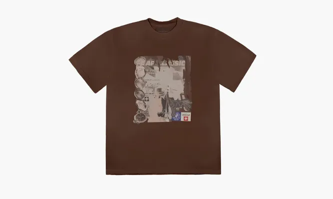 Одежда Travis Scott X Audemars Piguet T-shirt «Brown» коричневый