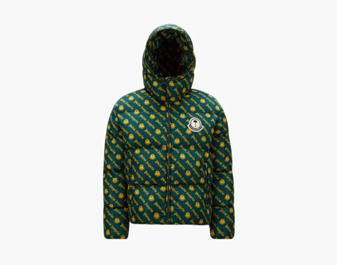Moncler x Palm Angels Thompson Short Down Jacket «Dark Green»