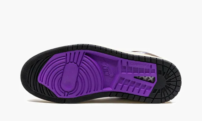 Кроссовки Jordan 1 High Zoom Air CMFT 2 «Palomino Wild Berry» коричневый