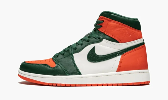 Кроссовки Air Jordan 1 Retro High OG «Solefly» оранжевый