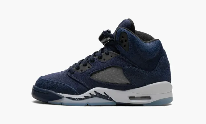 Кроссовки Air Jordan 5 GS «Midnight Navy» синий