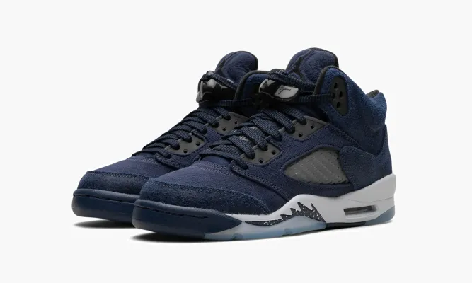 Кроссовки Air Jordan 5 GS «Midnight Navy» синий