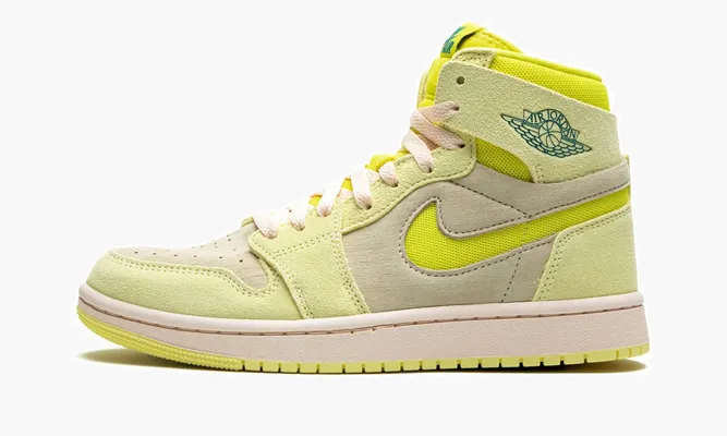Кроссовки Air Jordan 1 Zoom CMFT 2 WMNS «Citron Tint» желтый