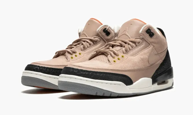 Кроссовки Air Jordan 3 Jth «Justin Timberlake / Bio Beige» бежевый