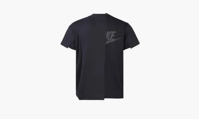 Одежда Nike X Sacai T-shirt Hybrid «Black» черный